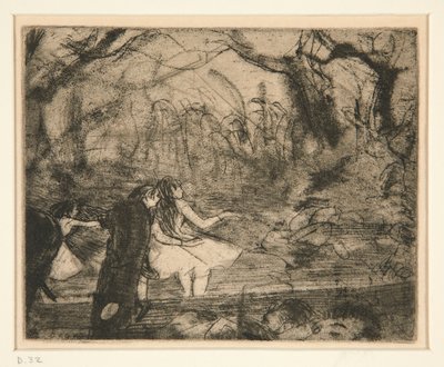 On the Stage III by Edgar Degas