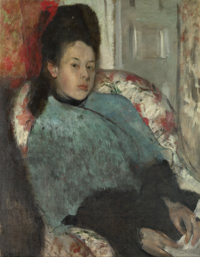 Portrait of Elena Carafa, c.1875 by Edgar Degas