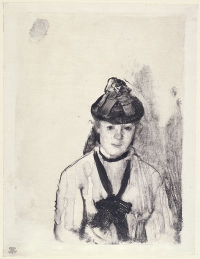 Portrait of Ellen Andrée by Edgar Degas