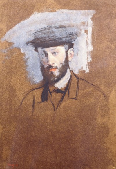 Portrait of Eugene Manet by Edgar Degas