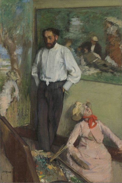 Portrait of Henri Michel-Lévy by Edgar Degas