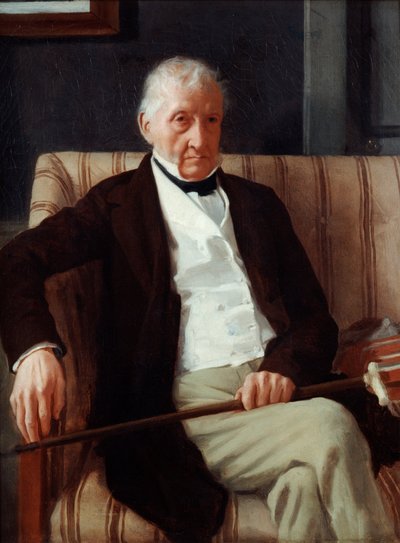 Portrait of Hilaire de Gas, grandfather of the artist, 1857 by Edgar Degas