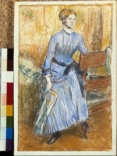 Portrait of Hélène Rouart by Edgar Degas