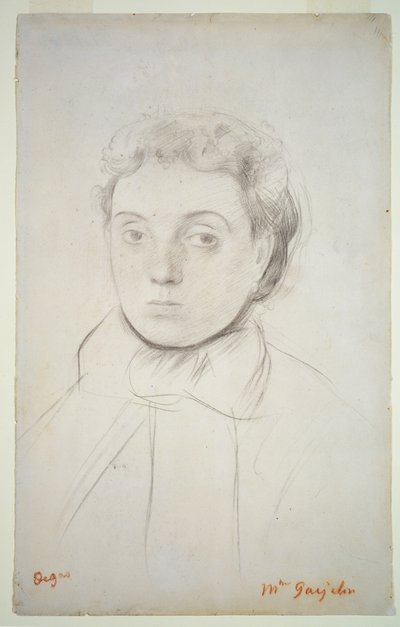 Portrait of Joséphine Gaujelin, before 1867 by Edgar Degas