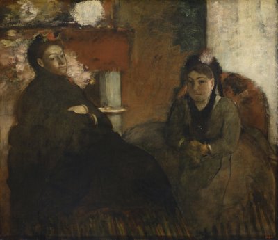 Portrait of Mme. Lisle and Mme. Loubens by Edgar Degas