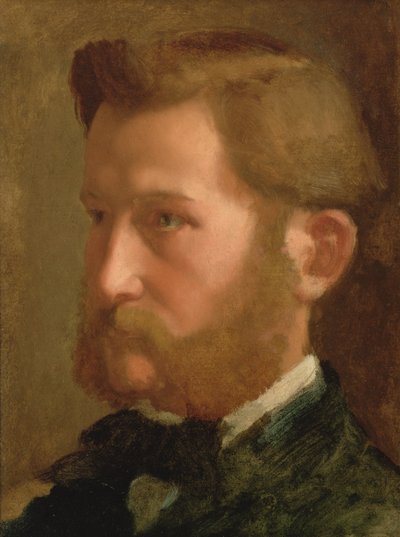 Portrait of Paul Valpincon by Edgar Degas