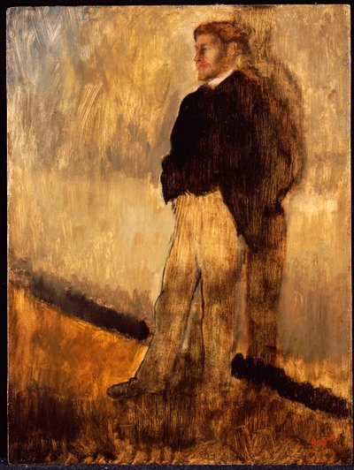 Portrait of a Man Standing with His Hands in His Pockets by Edgar Degas