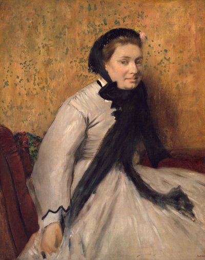 Portrait of a Woman in Gray by Edgar Degas