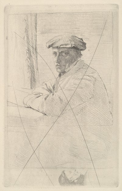Portrait of the Engraver Joseph Tourny by Edgar Degas