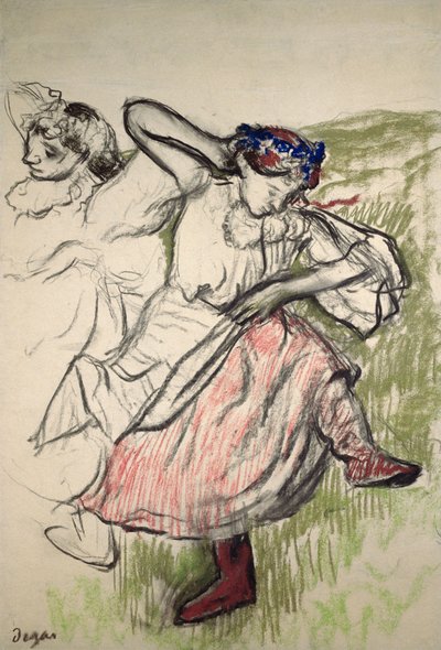 Russian Dancers by Edgar Degas