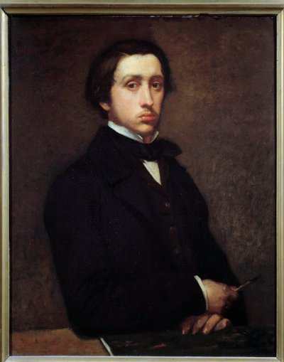 Self-Portrait (detail) by Edgar Degas