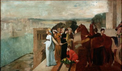 Semiramis Building Babylon by Edgar Degas