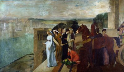 Semiramis Building Babylon, 1861 by Edgar Degas