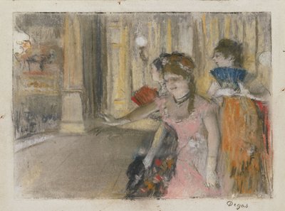 Singers on the Stage by Edgar Degas