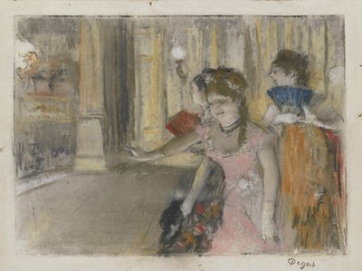 Singers on the Stage by Edgar Degas