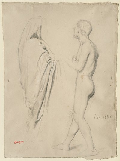 Study for Dante and Virgil by Edgar Degas