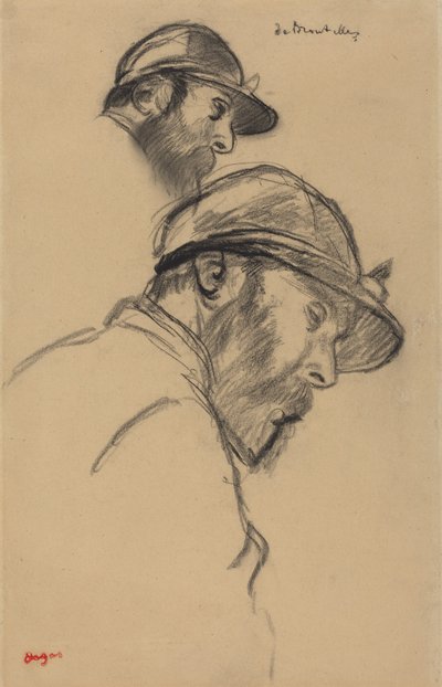 Study of a Jockey by Edgar Degas