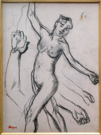 Study of a Woman by Edgar Degas