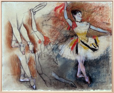 Tambourine Dancer by Edgar Degas