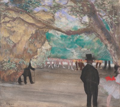 The Curtain by Edgar Degas