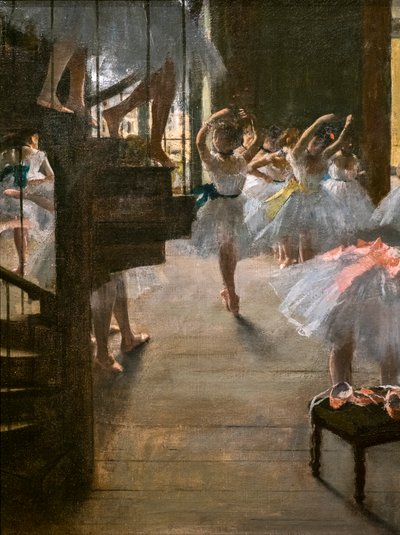 The Dance Class (detail) by Edgar Degas