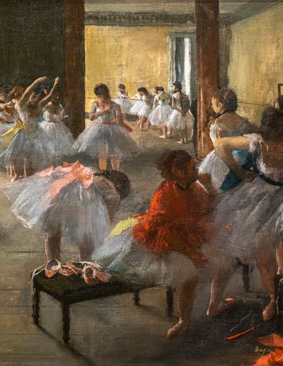 The Dance Class (detail) by Edgar Degas