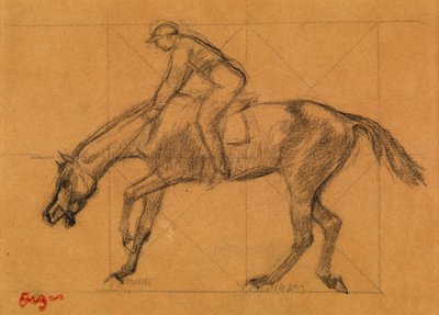 The End of the Race by Edgar Degas