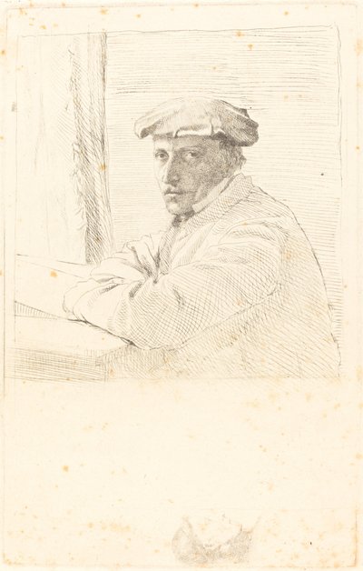 The Engraver Joseph Tourny by Edgar Degas