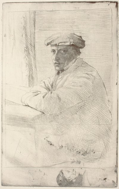 The Engraver Joseph Tourny, 1857 by Edgar Degas