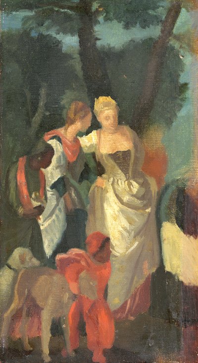 The Finding of Moses, After a Painting by Veronese, Late 1860s by Edgar Degas