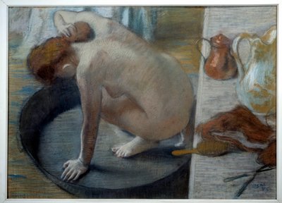 The Pastel tub by Edgar Degas
