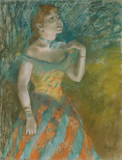 The Singer in Green, c.1884 by Edgar Degas