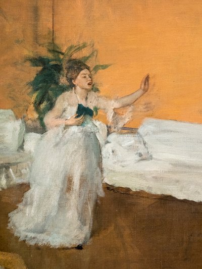 The Song Repetition (detail) by Edgar Degas