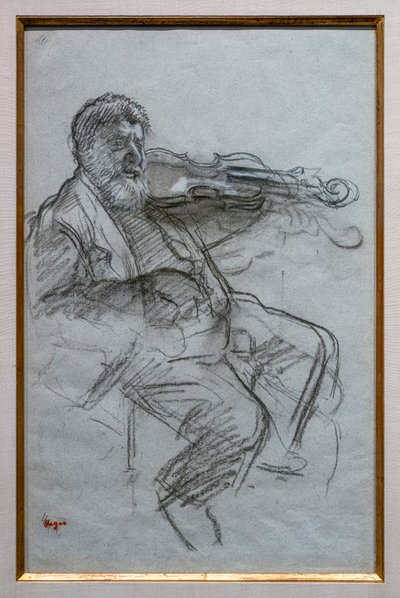The Violinist by Edgar Degas