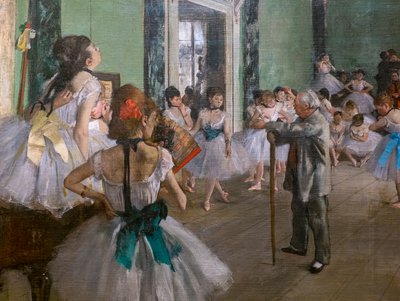 The Dance Class (detail) by Edgar Degas