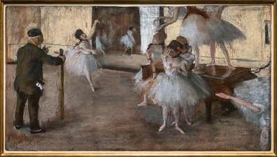 The Dance Lesson by Edgar Degas