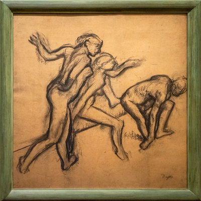 Three Naked Dancers by Edgar Degas