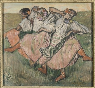 Three Russian Dancers by Edgar Degas
