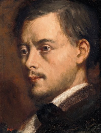 Head of a Man by Edgar Degas