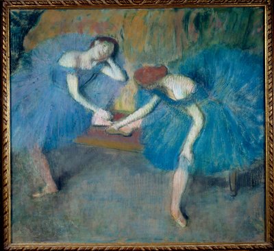 Two Dancers at Rest by Edgar Degas