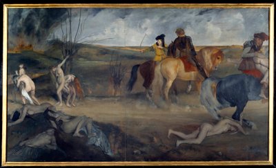 War Scene in the Middle Ages by Edgar Degas