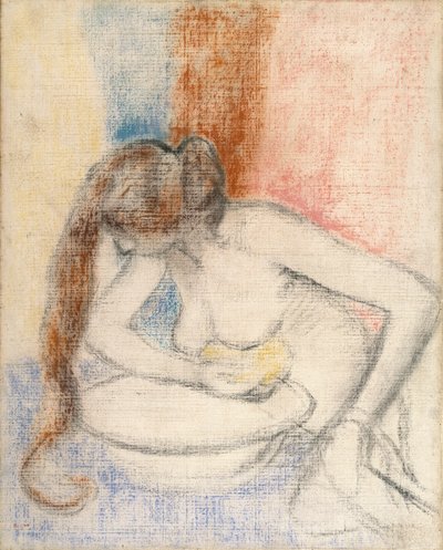 Woman Bathing by Edgar Degas