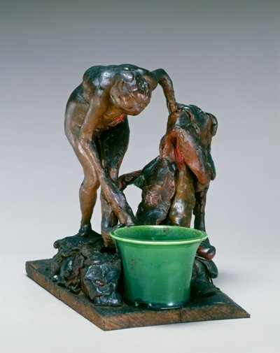 Woman Washing Her Left Leg by Edgar Degas