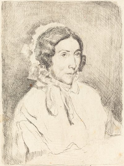 Woman in a Ruffled Cap (Old Woman) by Edgar Degas