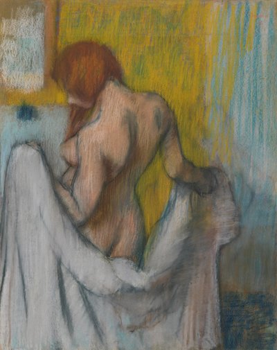 Woman with a Towel, 1894 or 1898 by Edgar Degas