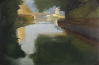 Sundown: The Glamorgan Canal by Edgar Herbert Thomas