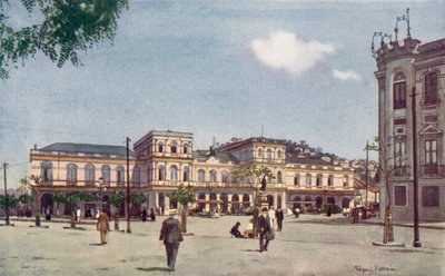 Terminus of the Central Railway of Brazil, Rio de Janeiro by Edgar L. Pattison