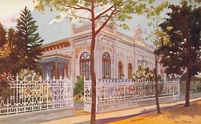 Vilino Nair, Residence of Admiral Baron de Teffé von Hoonholtz, Petropolis by Edgar L. Pattison