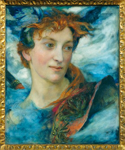 Head of a God by Edgar Maxence