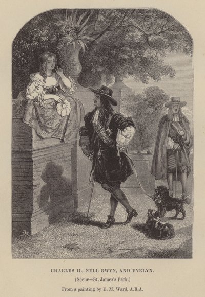 Charles II, Nell Gwyn, and Evelyn, St James